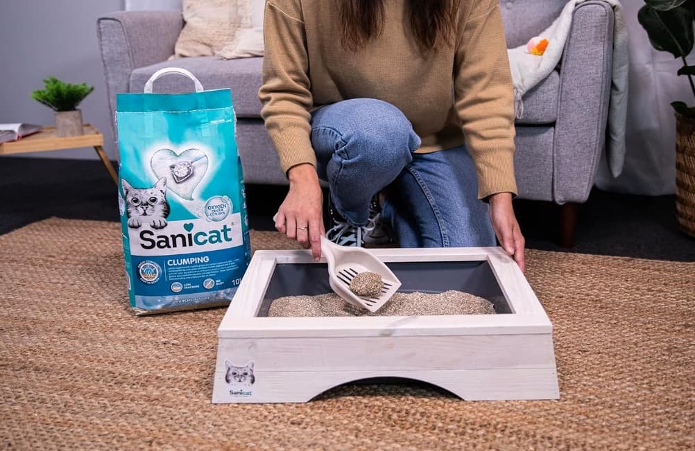 Кошачий Наполнитель бентонитовый Sanicat Clumping Marseillе soap (аромат марсельского мыла)