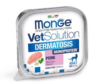 Лечебное питание для кошек Monge VetSolution Dermatosis Cat