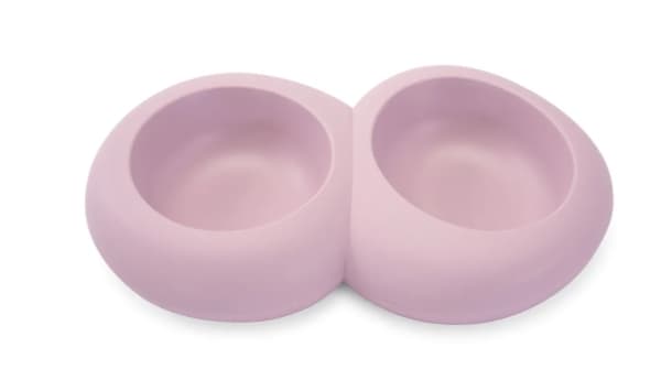 Миска двойная розовая IMAC CIOTTOLI D03 0.3 л+0.3 л (40486)