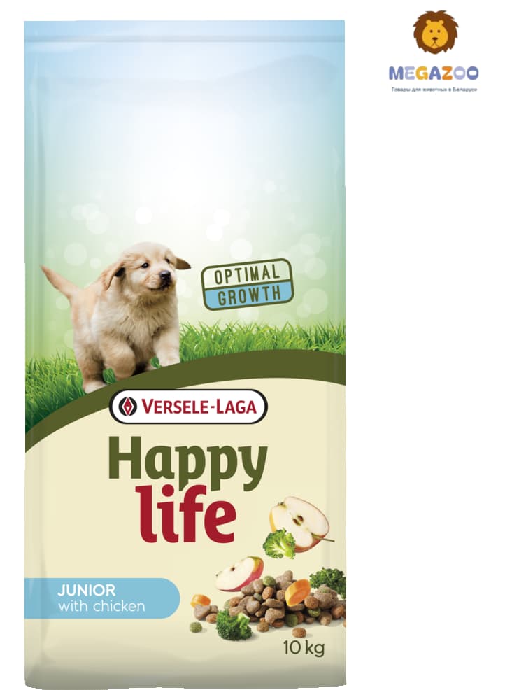 Еда для щенков Happy Life (курица)