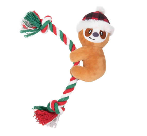 Игрушка для собак мягкая "Ленивец" NEW YEAR