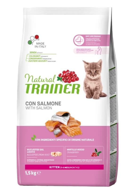 Еда для котят Trainer Natural Kitten (лосось)