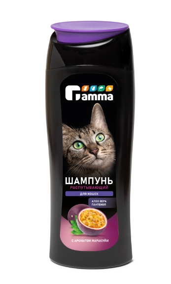 Gamma Шампунь распутывающий для кошек 400 мл для кошек
