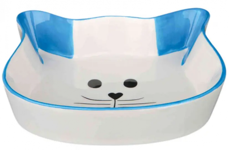 Миска керамическая для кошек в виде кота керамика 0 25 л/12 см (24494)