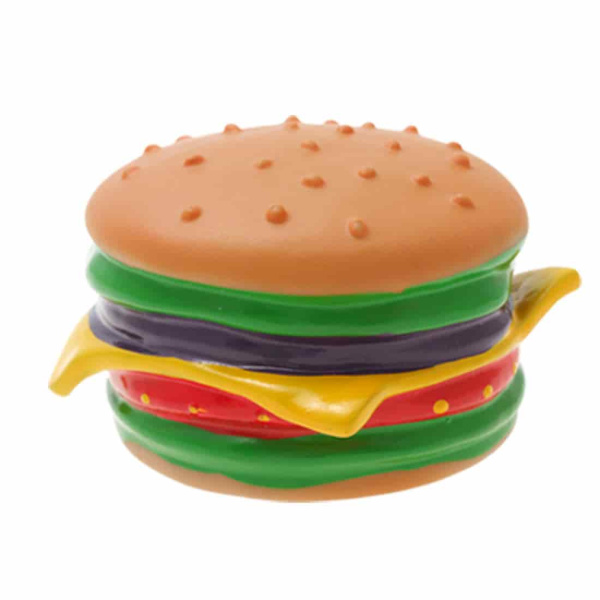 Игрушка для собак "Двойной Чизбургер" 9.5 см