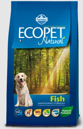 Полнорационный корм Сухой корм для собак средних пород Farmina Ecopet Natural Fish Medium