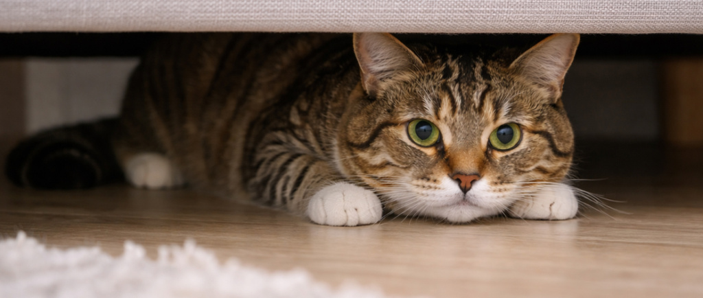 Причины отказа кошки от еды